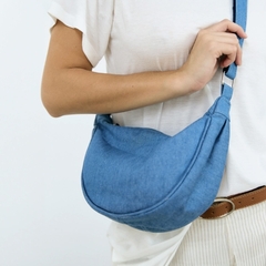 BANDOLERA TORI DE LONA JEANS CELESTE