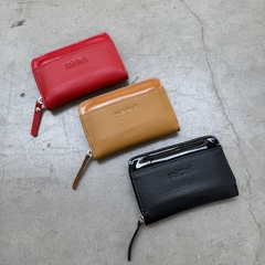 BILLETERA DETROIT CUERO ROJO