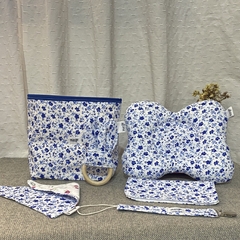 GIFT BOX BEBÈ 6 - FLORES AZULES