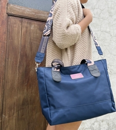 BOLSO TEXAS IMPERMEABLE AZUL - Marijo