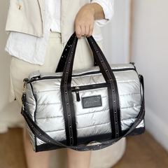 BOLSO VIETNAM PUFFER PLATEADO - comprar online