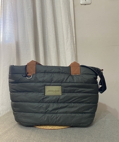 BOLSO MONTEVIDEO PUFFER VERDE