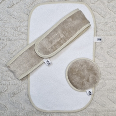SET SKINCARE ESENCIAL CON VINCHA DOBLE ROSA - comprar online