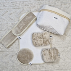 SET SKINCARE BRISA CON VINCHA DOBLE BEIGE - comprar online
