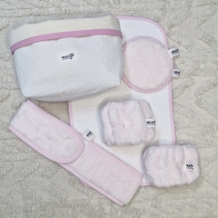 SET SKINCARE BRISA CON VINCHA DOBLE ROSA - comprar online