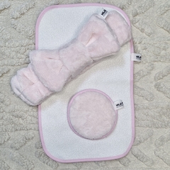 SET SKINCARE ESENCIAL CON VINCHA MOÑO ROSA - comprar online