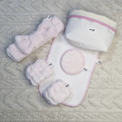SET SKINCARE BRISA CON VINCHA MOÑO ROSA - comprar online