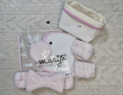 SET SKINCARE BRISA CON VINCHA MOÑO ROSA en internet