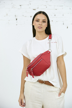 RIÑONERA SOPHIE SINTETICA ROJA - comprar online