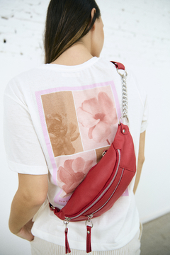 RIÑONERA SOPHIE SINTETICA ROJA - tienda online