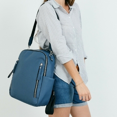 MOCHILA / CARTERA OSLO SINTETICA AZUL - Marijo