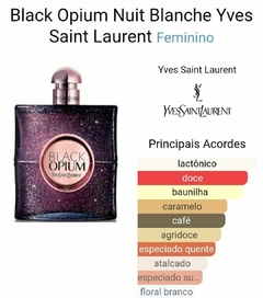Inspiração Black Opium Nuit Blanche | 25ml - comprar online