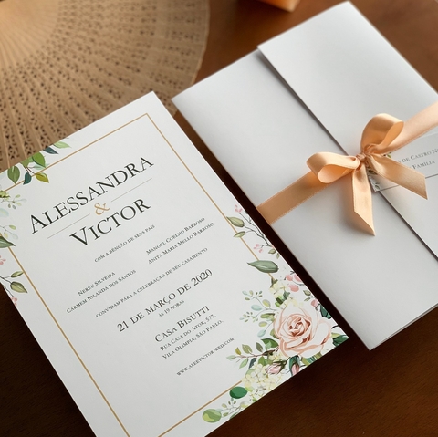 Convite Clássico - Alessadra