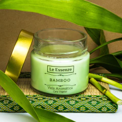 Vela Aromática Bamboo - Cera Vegetal de Coco - comprar online