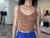 CROPPED tricô modal