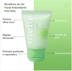 Gel hidratante de Kiwi - Melu Ruby Rose na internet
