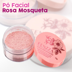 Pó solto rosa mosqueta - Fenzza - Sams makeup
