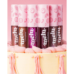 Gloss Melu Brilho Labial Glitter Bolo de Nozes