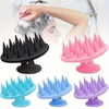 Escova Massageadora de Silicone para Couro Cabeludo