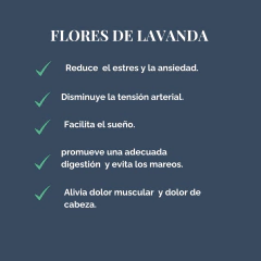 Flores de lavanda 15g - Yaku ecotienda