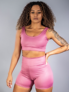 NEWZIG Conjunto De Academia Fitness Short e Top para academia Feminino