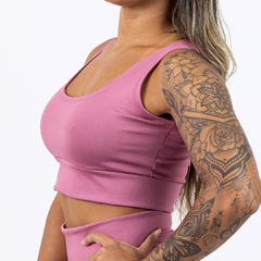 Top Fitness Básico de Academia Sem Bojo em Tecido Suplex com Ótima Sustentação na internet