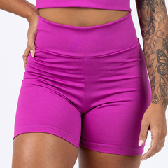 Short Legging Suplex Cós Alto Meia Coxa Tecido em Suplex Feminino Fitness de Academia - loja online