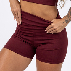 Short Legging Suplex Cós Alto Meia Coxa Tecido em Suplex Feminino Fitness de Academia na internet