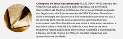 Banner da categoria Crisógono de Jesus Sacramentado