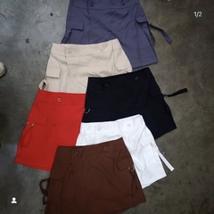 Shorts saia cargo alfaiataria