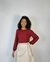 Blusa Cecília -Marsala na internet