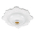Plafonier Pvc Elite Decorativo Branco Soquete Porcelana Modelo e-27