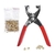 Alicate para Ilhós Manual Cromado 9" polegadas com 100 Ilhoses Eda Excellent 6NT - comprar online