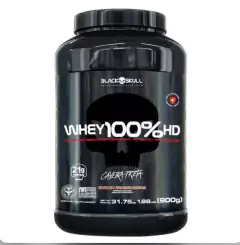 WHEY 100% HD BLACK SKULL - 900G (WPC, WPI E WPH)