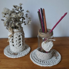 Posa taza/tetera/florero - Surya tejidos