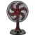 Ventilador de Mesa Ventisol Turbo 6 30cm Vermelho 220v