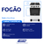 Fogao 4b Realce Ares Glass Glass Mesa Vidro C/ Ac - 26001 - comprar online