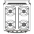 Fogao 4b Realce Ares S/acend - 5926 - loja online