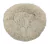Cama Pet Nuvem Fofa Luxo Redonda 40cm - Amarelo Creme