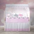 Kit Berço Trança Nuvem Rosa 12 Peças 100% Algodão Tema:Nuvem