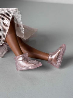 Flexible Boot Sneakers - Pink Glitter - buy online