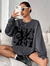 Sudadera con estampado para mujer