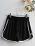 Shorts deportivos de cintura con cordon
