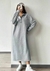 Vestido De Sudadera Con Cuello De Polo Y Cuello Alto Para Mujer