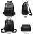 Mochila De piel suave para mujer, morral escolar de gran capacidad para viaje de - Encu