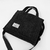 Bolso de hombro con cremallera de pana para mujer, bolso pequeño de lona de alg - Encu