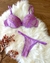 Conjunto Cindy Basic Tanga Microfibra Renda - loja online