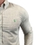 Camisa Manga Longa Linho Ralph Lauren Cinza - comprar online