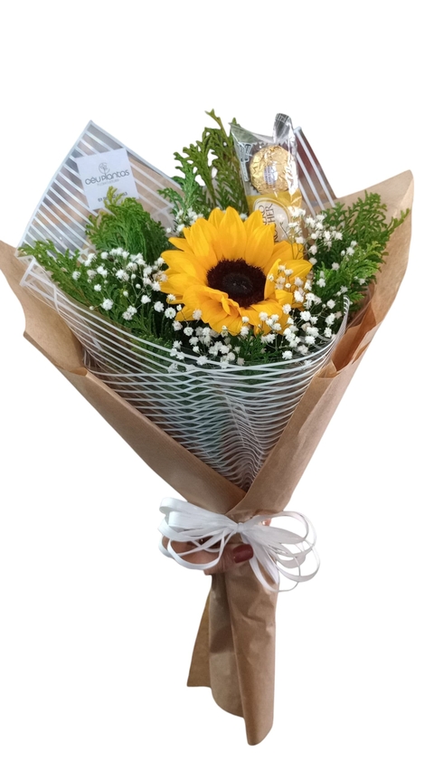 Buquê 1 Girassol + T3