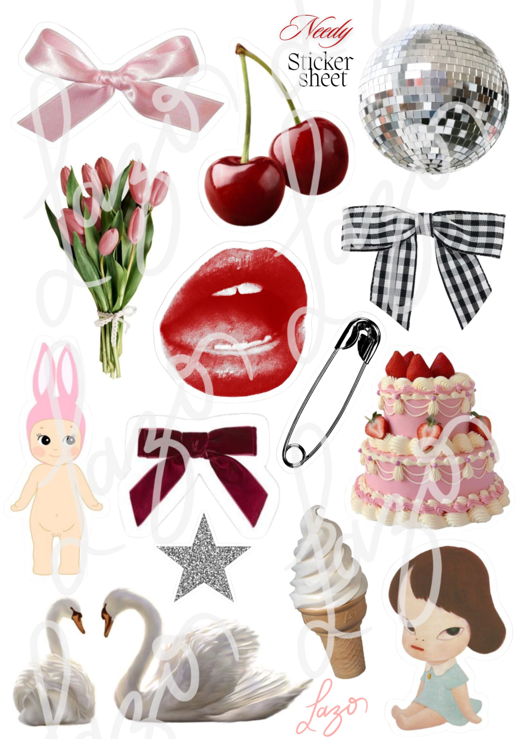 "Needy" Sticker Sheet